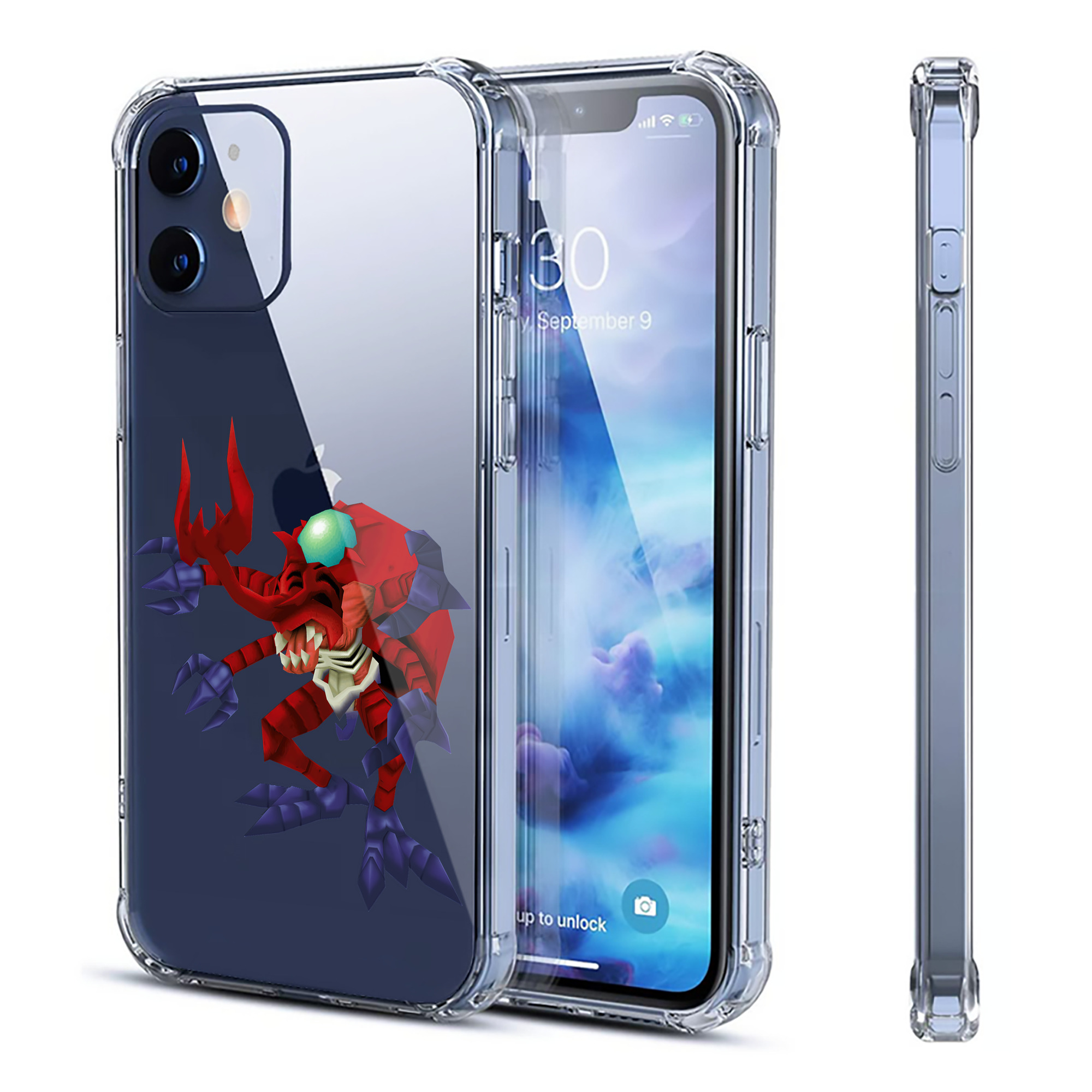 （画像用） Digimon デジタルモンスター/デジモン 【iPhone 12シリーズ対応】透明スマホケース（クリアソフトケース）